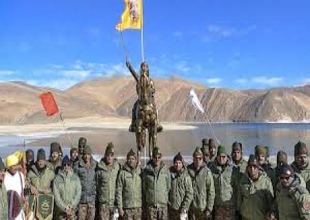 கிழக்கு லடாக்கில் உள்ள பாங்காங்த்சோவின் கரையில் மராட்டிய மன்னர் சிவாஜியின் சிலையை இந்திய ராணுவம் திறந்து வைத்துள்ளது.