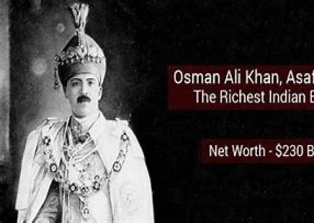 மிர் உஸ்மான் அலிகான் ஹைதராபாத்தின் 7வது நிஜாம் இந்தியாவிற்கு 5000 கிலோ தங்கத்தை நன்கொடையாக அளித்தார் .