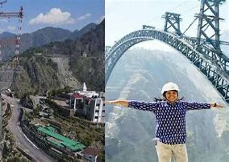 17 ஆண்டுகள் செனாப் ரயில் பாலத்தை செதுக்கிய பேராசிரியை   மாதவி லதா.