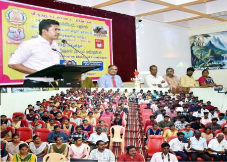 முதுகலைத் தமிழ்த்துறை மற்றும் தமிழாய்வு மையம், இணைந்து நடத்தும் கரிசல் நிலம் சார்ந்த இரண்டு நாட்கள் நடைபெறும் நாடகப் பயிலரங்கம்.