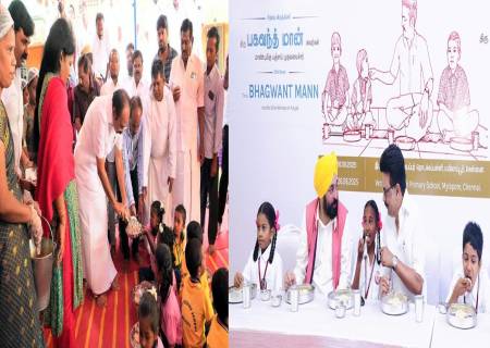 நகரப் பகுதிகளில் உள்ள அரசு உதவி பெறும் பள்ளிகளுக்கு "முதலமைச்சரின் காலை உணவுத் திட்டம்" விரிவாக்கத்தை  அமைச்சர்  அவர்கள் தொடங்கி வைத்தார்.