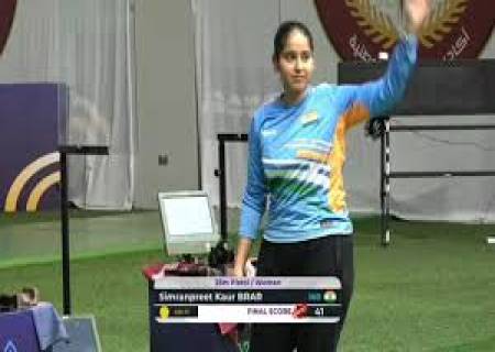 சிம்ரன்பிரீத் கவுர்  உலக துப்பாக்கி சுடுதலில்   ‘தங்கம்’  வென்றார்