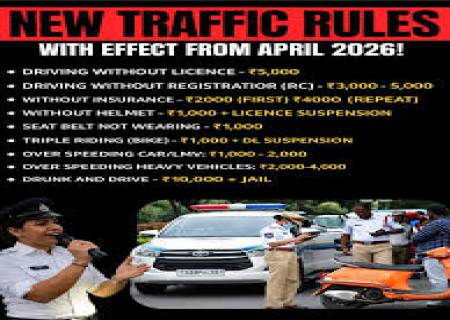 NEW TRAFFIC RULES    WITH EFFECT FROM APRIL 2026!