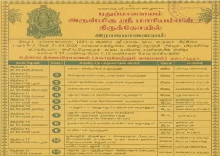 புதுப்பாளையம் அருள்மிகு ஸ்ரீ மாரியம்மன் திருக்கோயில் கொடியேற்றும் வைபவம்.