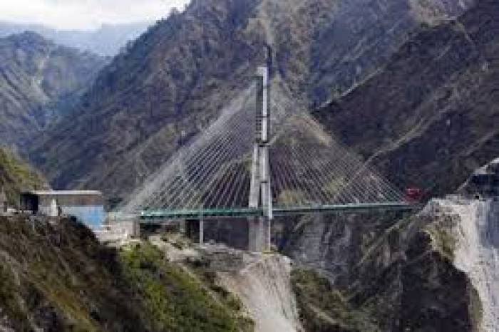 அஞ்சி காட் செனாப் பாலத்தின் சுமை சோதனை வெற்றிகரமாக நடத்தப்பட்டது.