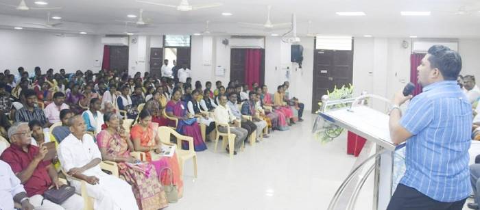 எழுத்தாளர் தனுஷ்கோடி ராமசாமியின் படைப்புலகம் என்ற தலைப்பில் நடைபெற்ற கருத்தரங்கு