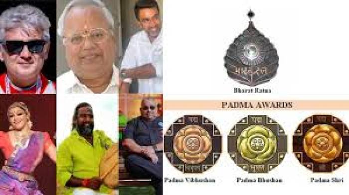 பத்ம பூஷண், பத்ம ஸ்ரீ விருதுக்கு தேர்வானவர்கள்.