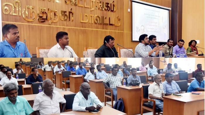 தமிழ்நாடு காலநிலை மாற்றம் மற்றும் மாவட்ட காலநிலை மாற்ற இயக்கம்  சார்பில் காலநிலை மாற்றத்தில்  ஊடகவியலாளர்களின் பங்கு என்ற தலைப்பில்  திறன் மேம்பாட்டு பயிற்சிப் பட்டறை மாவட்ட ஆட்சித்தலைவர் அவர்கள் தலைமையில் நடைபெற்றது.