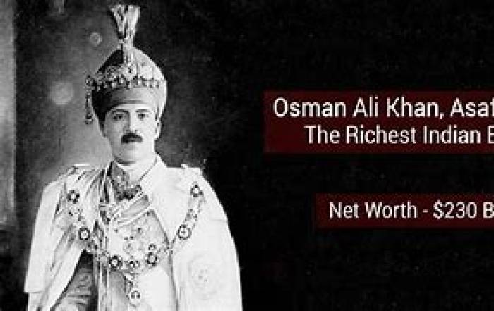 மிர் உஸ்மான் அலிகான் ஹைதராபாத்தின் 7வது நிஜாம் இந்தியாவிற்கு 5000 கிலோ தங்கத்தை நன்கொடையாக அளித்தார் .