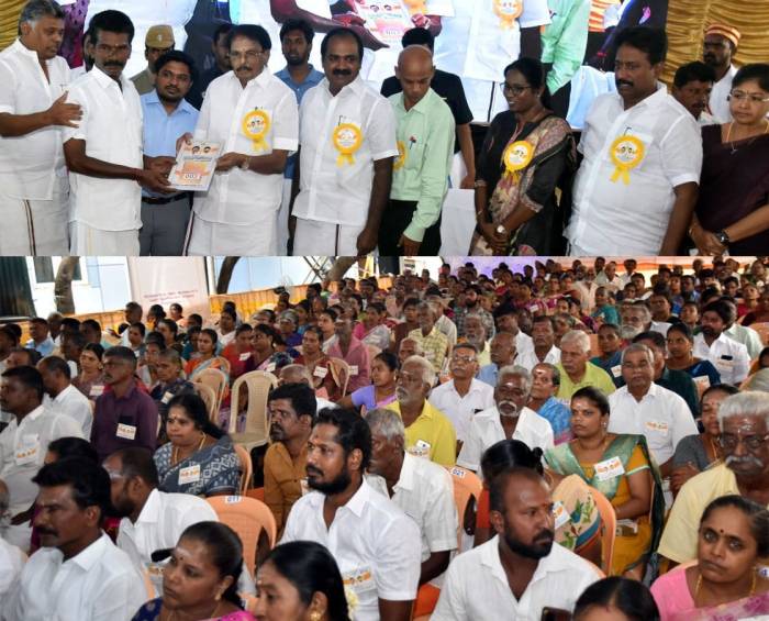 பிற்படுத்தப்பட்டோர், மிகப்பிற்படுத்தப்பட்டோர் மற்றும் சீர்மரபினர் நலத்துறையின் சார்பில், 2100 பயனாளிகளுக்கு  சீர்மரபினர் நல அடையாள அட்டைகள் மற்றும் 84 பயனாளிகளுக்கு   நலத்திட்ட உதவிகள்.