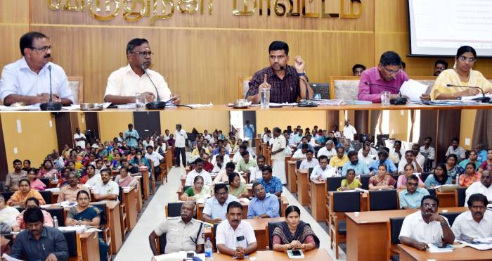 “உங்களுடன் ஸ்டாலின்” முகாம் நடத்துவது தொடர்பான ஆலோசனைக் கூட்டம்