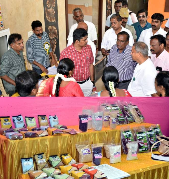 விருதுநகர், திருநெல்வேலி, தூத்துக்குடி மற்றும் தென்காசி ஆகிய மாவட்டங்களை சேர்ந்த விவசாயிகள் மற்றும் வணிகர்களுக்கான சிறு தானியங்கள் ஏற்றுமதி பயிற்சி மற்றும் உற்பத்தியாளர் வணிக இணைப்புக்கூட்டம் - 2025