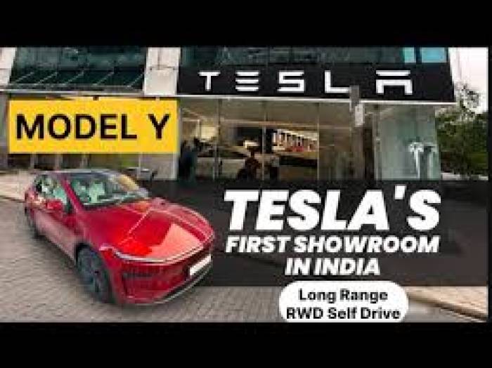 எலான் மஸ்க்கின் டெஸ்லா நிறுவனம் இந்தியாவில் தனது முதல் கார் ஷோரூமை தொடங்க உள்ளது.
