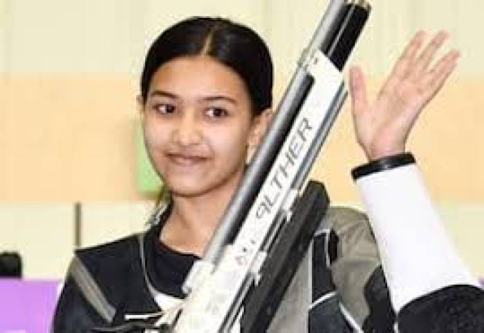 கர்நாடக வீராங்கனை திலோத்தமா தேசிய துப்பாக்கிசுடுதலில்மொத்தம் 466.9 புள்ளி எடுத்து தங்கம் வென்றார்!