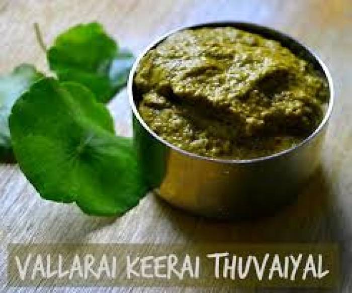 வல்லாரை கீரை துவையல்.