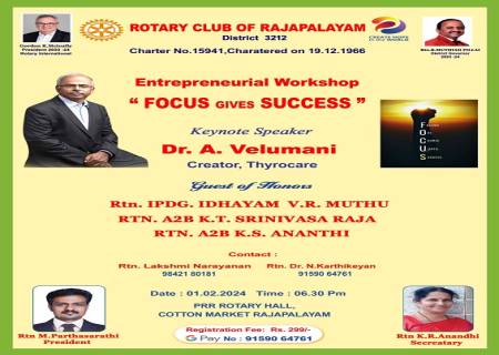 Entrepreneurial Workshop  "FOCUS GIVES SUCCESS"