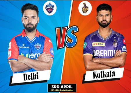 IPL 3rd APRIL DELHI - KOLKATA MATCH