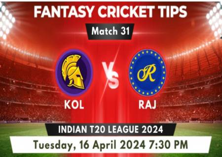 IPL 16th APRIL KOLKATTA - RAJASTHAN