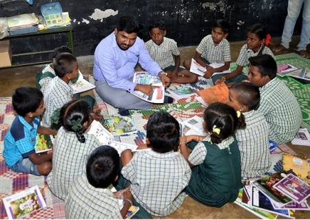 வனமூர்த்திலிங்கபுரம் ஊராட்சி ஒன்றிய துவக்கப்பள்ளியில் மாணவர்களின் கல்வி தரம் குறித்து ஆய்வு