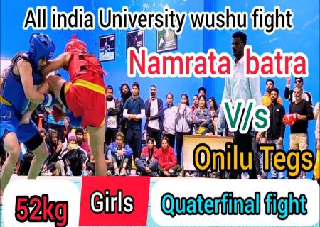 உலகவிளையாட்டில் பெண்களுக்கான உஷூ போட்டியில், நம்ரதா பத்ரா வெள்ளி வென்றார்.