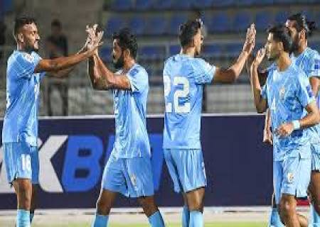 மத்திய ஆசிய கால்பந்து சங்கத்தின் (சி.ஏ.எப்.ஏ.,) சார்பில்,   'நேஷன்ஸ்' கோப்பை தொடரில் இந்தியா வெற்றி .