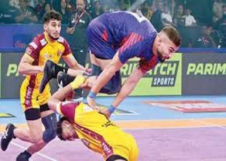 இந்தியாவில், புரோ கபடி லீக் 12வது சீசன் புனே வெற்றி .