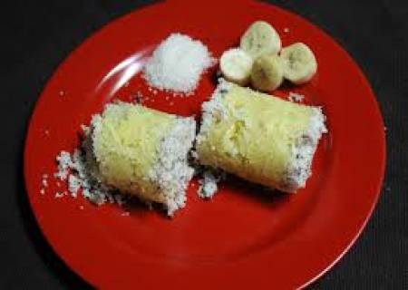 மரவள்ளி கிழங்கு புட்டு.