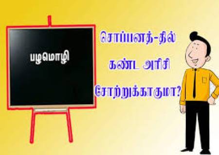 சொப்பனத்தில்  கண்ட அரிசி சோற்றுக்காகுமா?