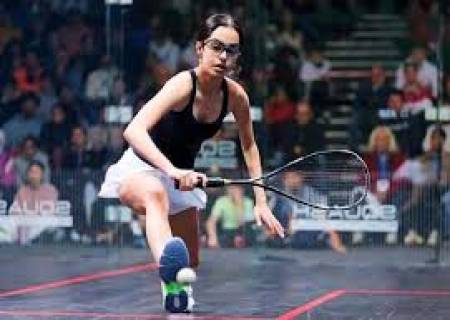 ஆஸ்திரேலியாவின் சிட்னியில் ஸ்குவாஷ் அரையிறுதியில் ராதிகா சீலன்.