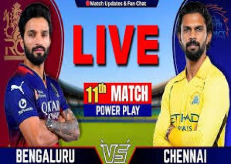 CHENNAI - BANGALORE -5TH APRIL 2026 IPL  MATCH.