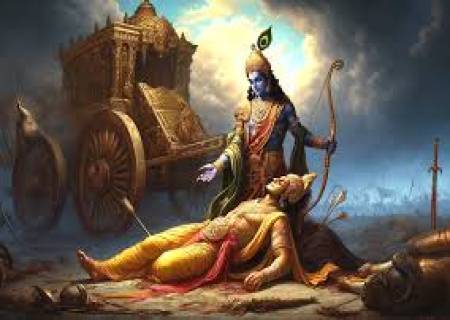 மகாவிஷ்ணுவின் கையால் தகனம் பெற்ற பாக்கியவான் கர்ணன்.