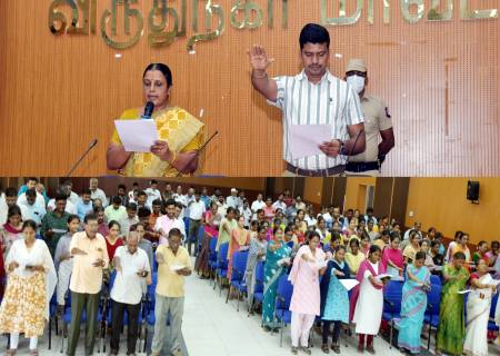 அண்ணல் அம்பேத்கரின் பிறந்தநாளை முன்னிட்டு, சமத்துவ நாள் உறுதிமொழி மாவட்ட ஆட்சியர்  அவர்கள் தலைமையில் ஏற்றுக்கொள்ளப்பட்டது.