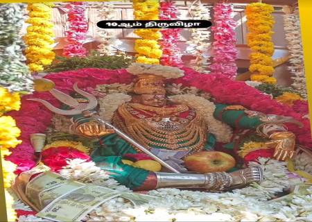 ராஜபாளையம்-தென்காசி சாலையில் அமைந்துள்ள புதுப்பாளையம் பெரிய மாரியம்மன் கோவிலில் பூக்குழி திருவிழா.