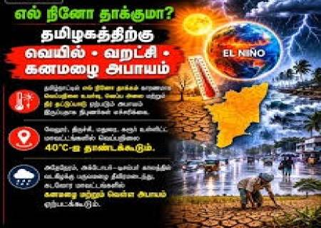 பருவமழைக்கு சவால்: எல் நினோ தாக்கம் தீவிரமடையலாம்