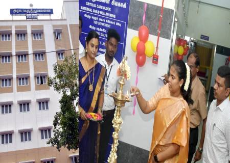 சிவகாசி அரசு மருத்துவமனையில் ரூ.32.65 கோடி மதிப்பில் கட்டப்பட்டுள்ள ஒருங்கிணைந்த தீவிர சிகிச்சை பிரிவு மற்றும் தாய் சேய் நல பிரிவு கட்டடத்தினை பொதுமக்களின் பயன்பாட்டிற்கு திறப்பு.