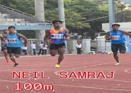 யூத் தடகளத்தில் தேசிய சாதனை – தமிழக வீரர் நீல் சாம்ராஜ் அசத்தல்!