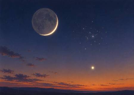 வானில் ஓர் அரிய நிகழ்வு.'Moon-Venus Occultation' 