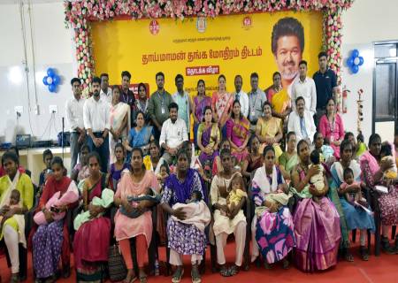 சமூக நலன் மற்றும் மகளிர் உரிமைத்துறை அமைச்சர் அவர்கள் தாய்மாமன் தங்க மோதிரம் திட்டத்தினை தொடங்கி வைத்தார்.