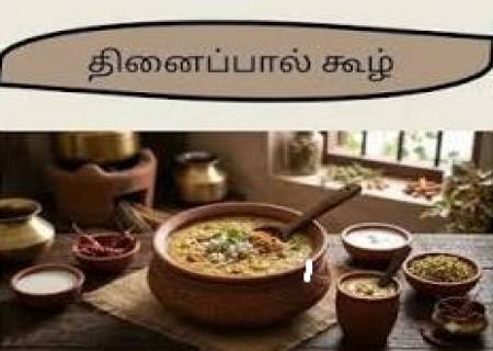 பாரம்பரிய சுவையில் தினைப்பால் கூழ்.