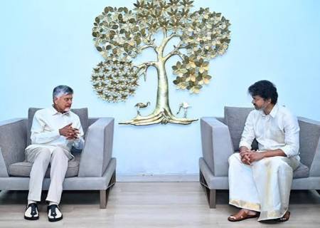 முதல்வர் விஜய் – சந்திரபாபு நாயுடு சந்திப்பு: கிருஷ்ணா நீர் விநியோகம் குறித்து ஆலோசனை!