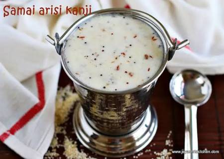 சாமை அரிசி கஞ்சி.