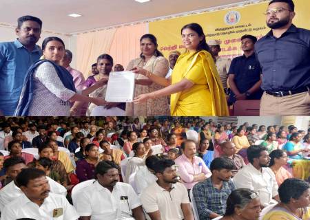 தொழில், முதலீட்டு ஊக்குவிப்பு மற்றும் வர்த்தகத்துறை அமைச்சர்  அவர்கள் வெற்றி மகளிர் தொழில் முனைவோர் திட்டத்தினை தொடங்கி வைத்து, 12 தொழில் முனைவோர்களுக்கு ரூ.4.28 கோடி மதிப்பிலான கடன் உதவிகளை வழங்கினார்.