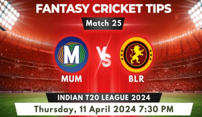 IPL 11th APRIL BANGALORE - MUMBAI