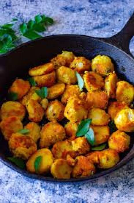 .சேப்பங்கிழங்கு பொரியல்