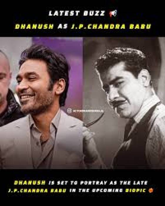 நடிகர் தனுஷ் சந்திரபாபு வாழ்க்கை  வரலாறு படத்தில் நடிக்க உள்ளார் .