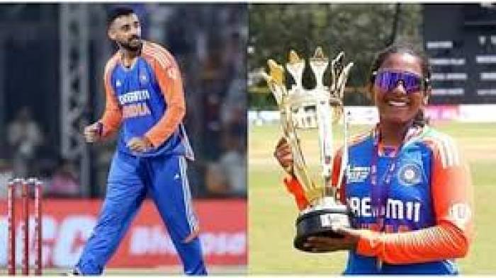 ஐ.சி.சி., விருதுக்கு, வருண், திரிஷா பரிந்துரை.