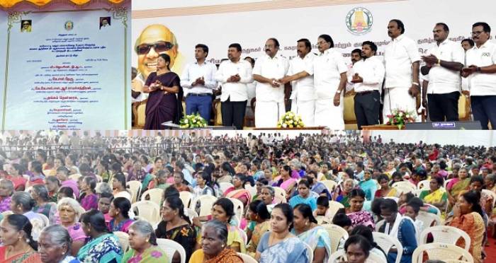 காரியாபட்டி, மல்லாங்கிணறு பேரூராட்சிகளுக்கான வைகை ஆற்றினை நீர் ஆதாரமாகக் கொண்டு நிறைவேற்றப்பட உள்ள கூட்டுக்குடிநீர் திட்டத்தினை  அடிக்கல் நாட்டி பணிகளை துவக்கம்