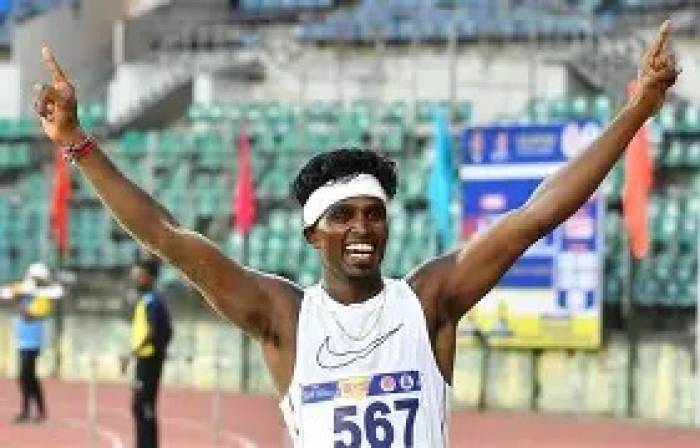 28வது தேசிய பெடரேஷன் கோப்பை சீனியர் தடகள போட்டியில் தங்கம் வென்ற தமிழகத்தின் பிரவீன் சித்ரவேல்