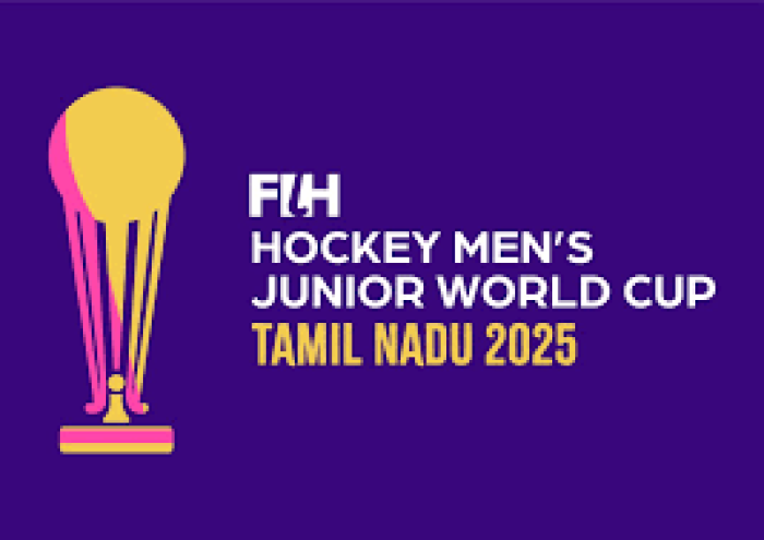 துணை முதல்வர் உதயநிதியால்  உலக கோப்பை ஹாக்கி போட்டிக்காக 'லோகோ' வெளியிடப்பட்டது.