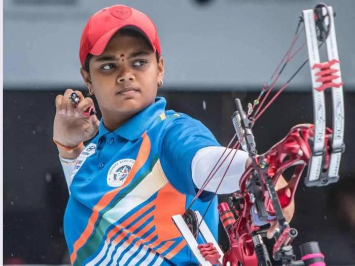 வில்வித்தை கலப்பு அணிகள் பிரிவில் ரிஷாப், ஜோதி ஜோடி மொத்தம் 1431 புள்ளியுடன் முதலிடம் பிடித்து, புதிய உலக சாதனை .